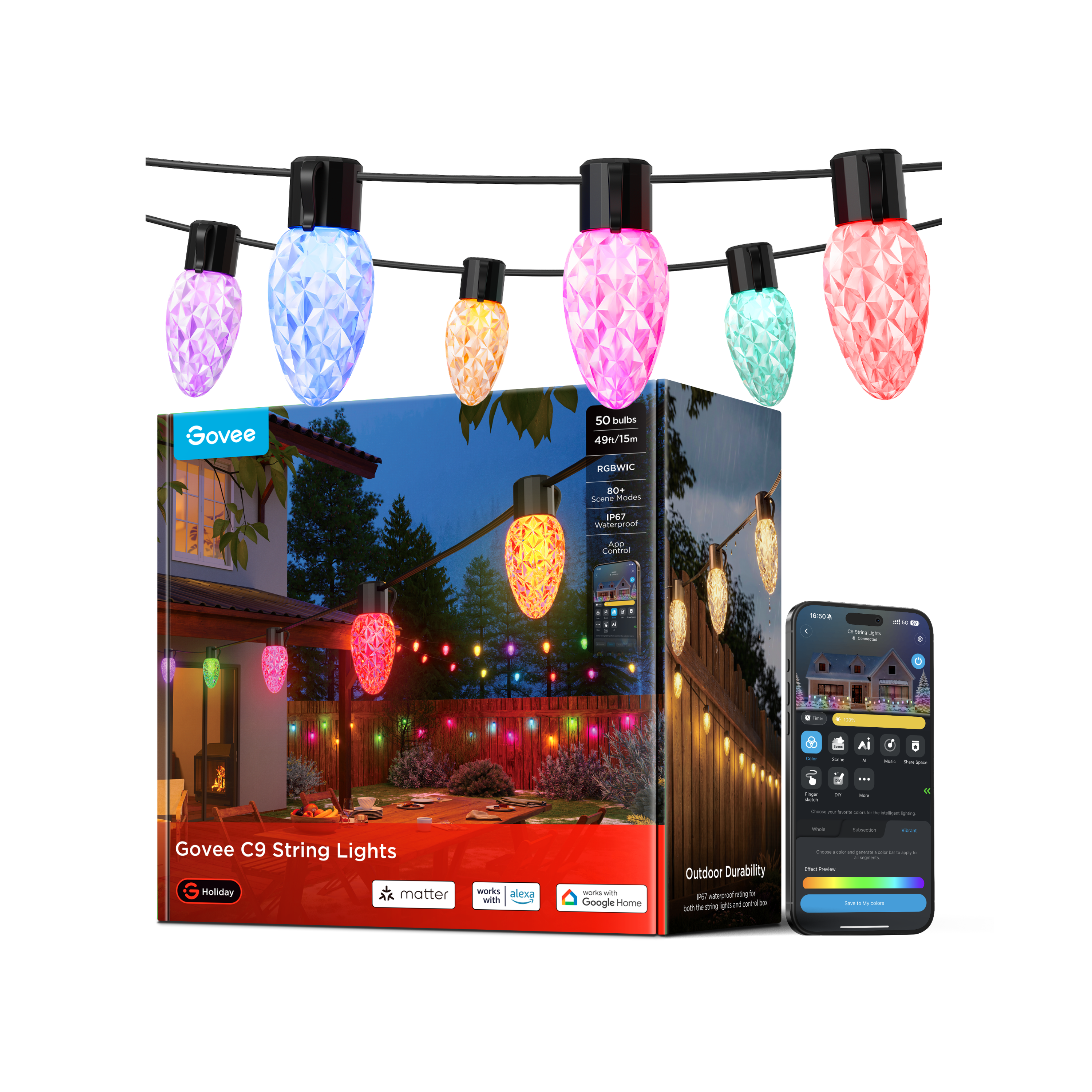 Govee C9 Christmas String Lights